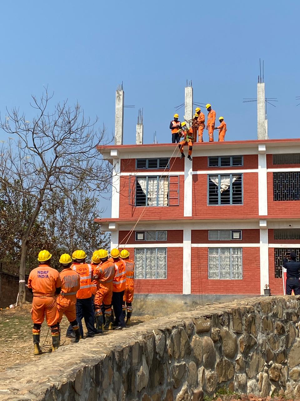 Mock Drill Exercise at Jalukie
